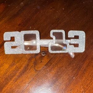 Silver Glitter Born in 2013 Novelty Glasses birthday year party